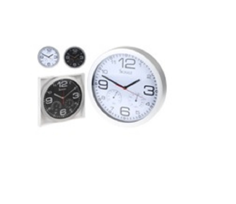 Wall Clock 30 cm Assorted
